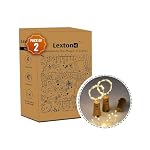 Lexton 20 LED 2 Meter Wine Bottle Cork Lights Copper Wire String Lights – Battery Operated | for Indoor & Outdoor Decorations (Warm White, Pack of 2)