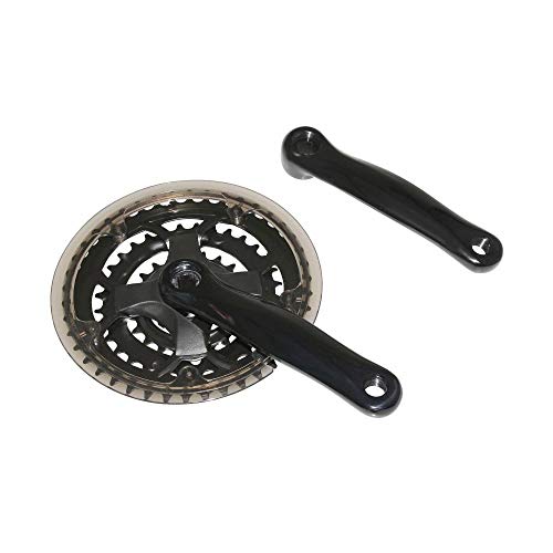 Pédalier VTT P2R 7-8 vitesses noir 150mm avec triple plateau 42-32-22