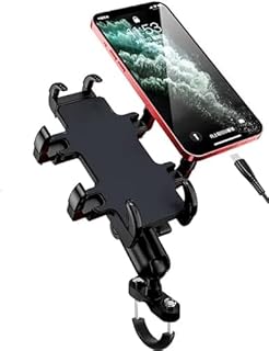 Mobile Phone Holder for Motorcycles on Jadon, Durable Strong Anti-Shock Mobile Phone Holder 8 Arms and Claws Mobile Phone Mount Adjustable Rotation - sacar