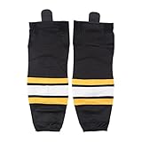 Mens Hockey Socks, COLDINDOOR Mesh Ice Hockey Socks for Men Durable Hockey Socks Black Professional...