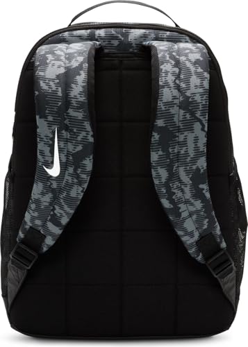 NIKE Unisex Kids Youth Brasilia Backpack - Cat Aop Fa24 Backpack (pack of 1), Black/Black/White, One Size, Young Athletes - Image 3