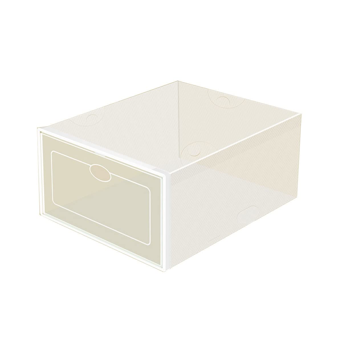 Boite à chaussures transparente lot de 5 boites rangement chaussures pliables