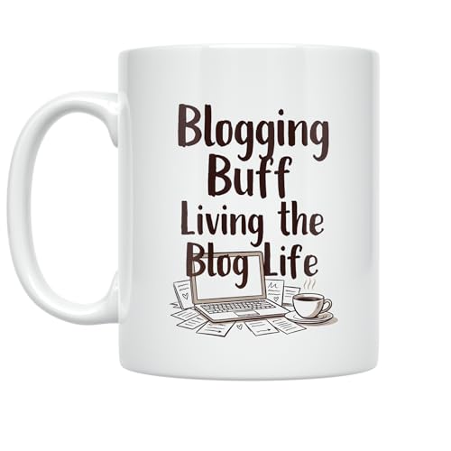 Blogger Coffee Mug 11 oz Ceramic - Blog Life Workspace Style