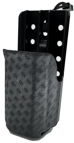 Image of Zero9 Holsters - Model 5035 Portable Radio Case, Compatible with Motorola APX N70 (Black Basket Weave, D-Rings)