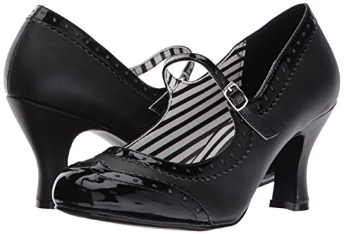 Pleaser Pink Label Women's Jenna06/Bpu-Pt Dress Pump, Black Faux Leather-Pat, 13 M Us #TOP6