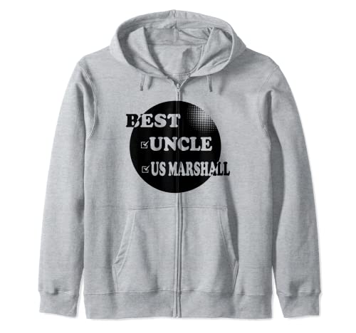 Best Uncle, US Marshall, Police Sweat à Capuche