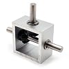 90 Degree Bevel Gear Right Angle Commutator Small Gearbox 1 : 1 Angle Changer Mechanical Drive Module Shaft Diameter 10MM (Type A)