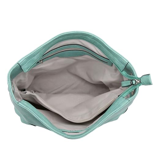 Image of Hobo Shoulder Bag with Big Snap Hook Hardware