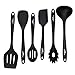 Produktbild G.a HOMEFAVOR 6-teiliges Küchengeschirr Silikon Küchenutensilien Set Hitzebeständiges Kochgerät Schwarz
