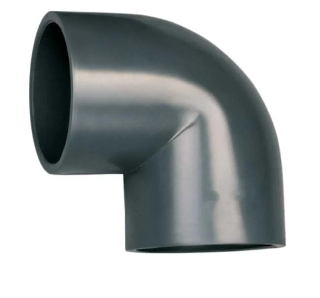 PVC Pipe Elbow Fitting, 90 Degree, Grey, Plumbing Connector-image-23