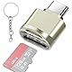 leizhan Speicherkartenleser, USB c Stick auf Micro SD/TF Kartenleser, Typ C OTG Speicherkartenleser Adapter für PC, Notebook, MacBook Air Pro, Galaxy, Huawei, Tablette