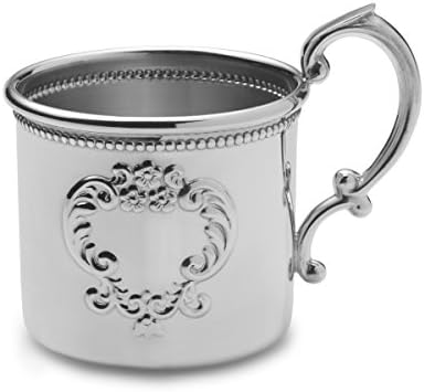 Empire Raised Design Beaded Pewter Baby Cup