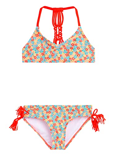 Image of Kanu Surf Girls' Willow V-Neck Bikini Beach Sport 2-Piece Swimsuits