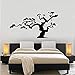 Adesivi e murali da parete Adesivi murali in vinile albero giapponese bonsai decorazione naturale Adesivi murali isola giapponese decalcomanie autoadesive impermeabili fai da te murali 57x82cm