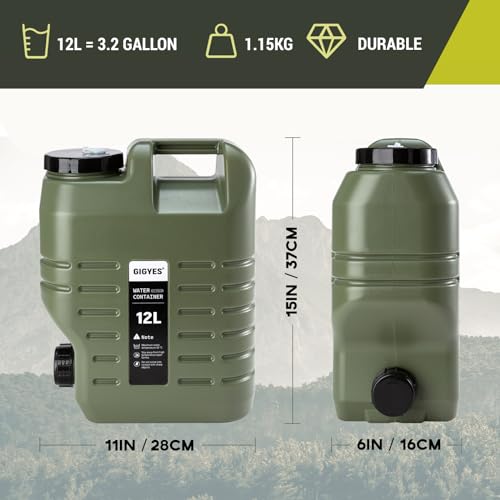 Cantimplora de Camping GIGYES 3.2 Galones con Pico miniatura 2