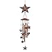 Produktbild BLESSEDLAND Star Windspiele-4 hohlaluminiumrohre -Wind Glocken und Sterne Wind Chime mit s-Haken für innen und außen L 35x Dia.4.72 Zoll Bronze