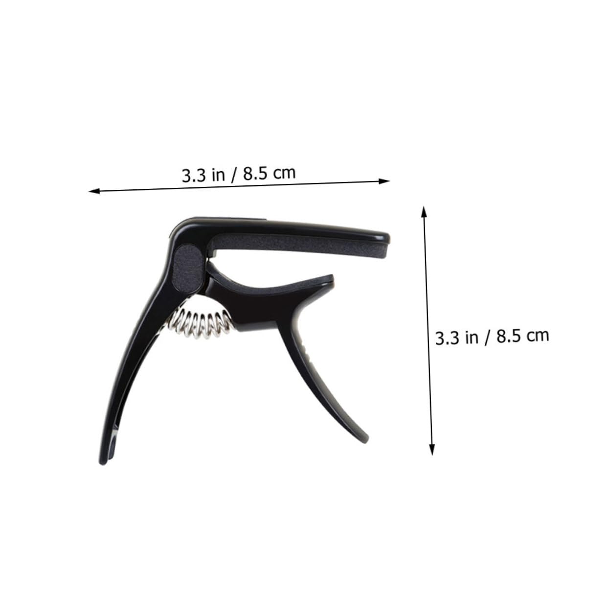 Milisten Practical Metal Guitar Capo Plectrum Set Quick Release for Acoustic Guitars and Musicians