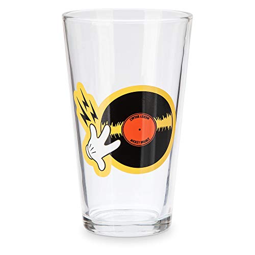 Disney Mickey Mouse ''DJ'' Drinking Glass