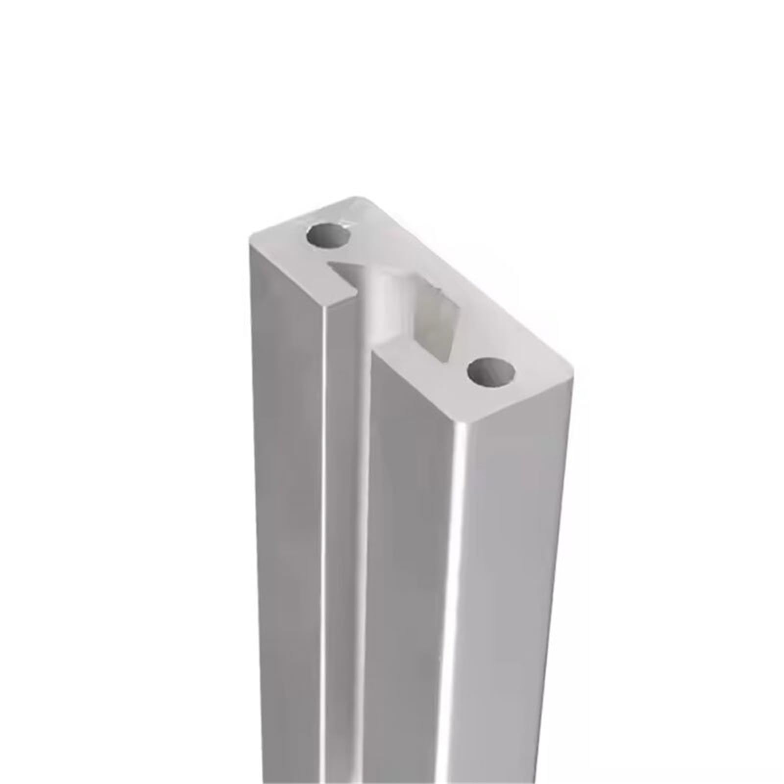 GTPBAO 1640 Profilo estruso in alluminio anodizzato argento con fessura da 8 mm, telaio guida 16x40 mm for porta scorrevole con staffa for macchina Binario estruso(850mm 33.46" long)
