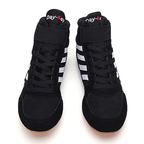 Bottes de sport en cuir professionnelles sur mesure pour hommes - Chine Chaussures de boxe et lutte prix