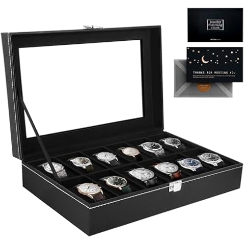 Boîte à Montres KIMIGO 12 Emplacements Cover