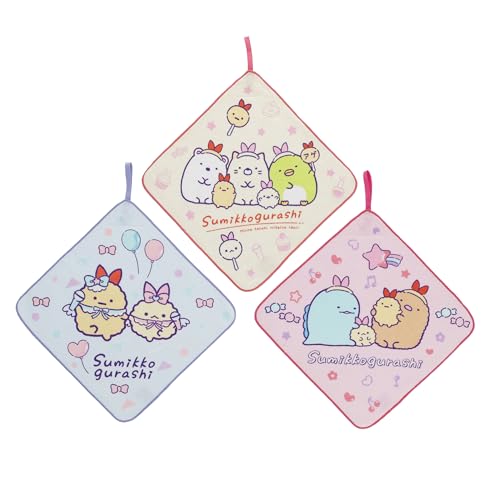 丸眞 ループタオル 3枚組 すみっコぐらし キャラクター 入園入学グッズ 入園入学準備 保育園 幼稚園 小学校 6575047900