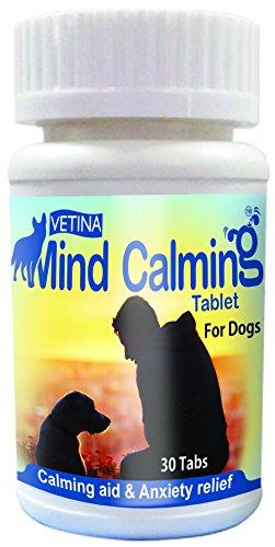 Pawsitively Pet Care Vetina Mind Calming and Anxiety Relief Tablet for Dogs – 30 Tabs