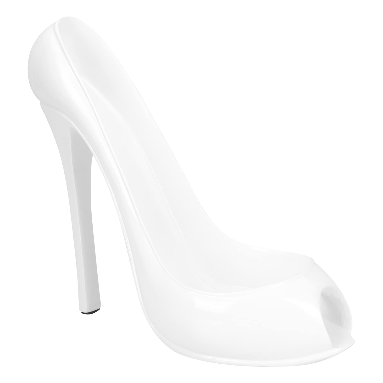 Zerodeko Weinflaschenhalter zur Stilvollen Weinflaschenaufbewahrung Weißer Eleganter aus Kunstharz High Heel als Praktische Tischdekoration für Riegel und Wohnzimmer