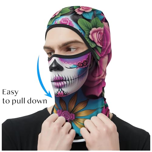 Image of Obacle Balaclava Face Mask Men Women for Sun Protection Motorcycle Fishing Raves