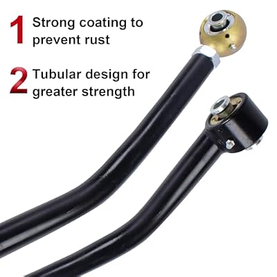 Suspension Rear Upper Control Arms for 2007-2018 Jeep Wrangler JK/JKU 0-6 Lift Adjustable Control Arm Kit 2pcs