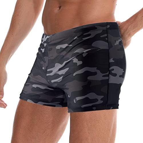 Arcweg Badehose Herren Eng Kurz Badeshorts mit Tunnelzug Schwimmhose Peinlichkeit Vermeidendes Pad Wassersport Kurze Hose UV Schutz Jungen Schwimmwear