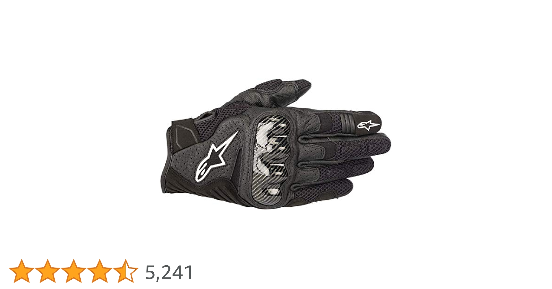 ALPINESTARS 3570518-10-L GLOVE SMX-1 AIR V2 BK L, Gloves
