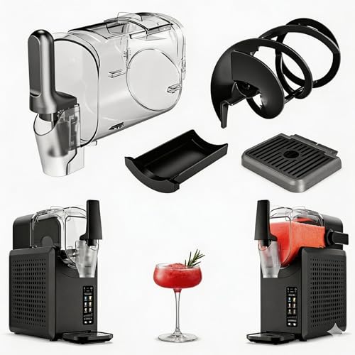 Slushie Machine Replacement Parts Kit for VIBOFROST & Iceman 90oz Slushie Machine ONLY, Includes Stirrer Blade, Dispenser, Drip Tray, and Collection Bin