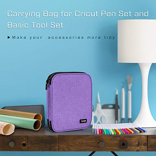 image for LUXJA Carrying Bag Compatible with Cricut Pen Set and Basic Tool Set, 