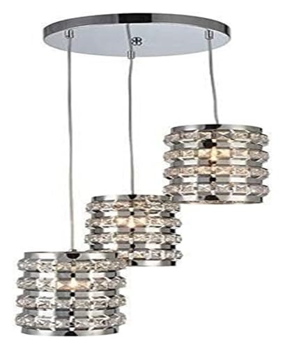 Lustre plafonnier en cristal pour illuminer une pièce sombre avec élégance chrome