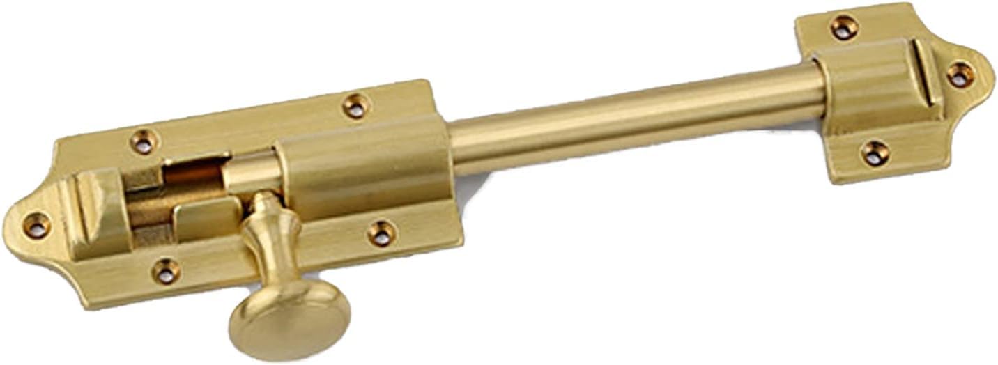 Door Latch， Door Security Slide Latch Lock Barrel Bolt 14.5-58cm(Short 23cm)