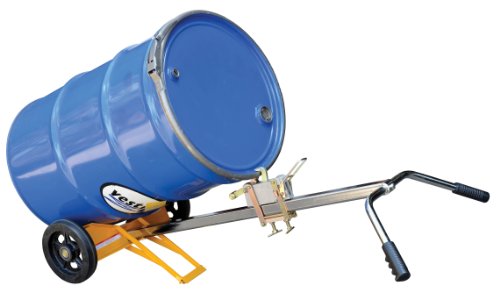 Carretilla para tambores Steel Deluxe 1000 lb capacidad miniatura 4