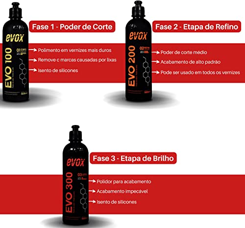 COMPOSTO POLIDOR CORTE EVO100 EVOX 500ML