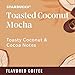 Starbucks Ground Coffee, Toasted Coconut Mocha Flavored Coffee, 100% Arabica, Limited Edition, 1 Bag (11 Oz)