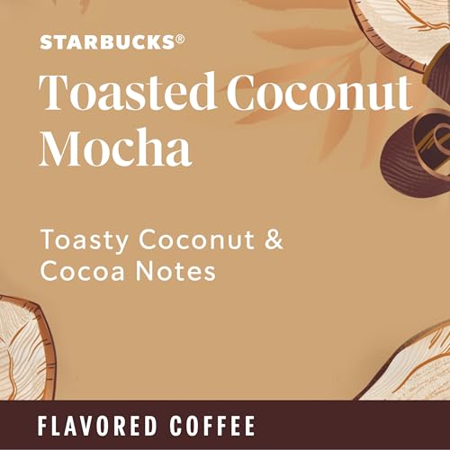 Starbucks K-Cup Coffee Pods, Toasted Coconut Mocha Flavored Coffee