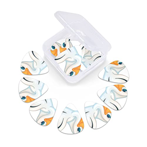 Blue Ocean Lot de 12 médiators tendance et durables dans une boîte pour ukulélé guitare électrique basse - Les Beatles, Paul McCartney, John Lennon, RIngo Starr, George Harrison Blue Ocean Lot de 12 médiators tendance et durables dans une boîte pour ukulélé guitare électrique basse – Image 7