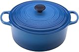 Le Creuset Signature Enameled Cast-Iron 9-Quart Round French (Dutch) Oven, Marseille