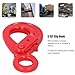 1.12 Ton Clevis Hook, Clevis Hooks with Latch Lifting Grab Hook Heavy Duty Lifting Hook Chain Hook Locking Swiveling Hook Sling Hook Swivel Self-Locking Hook Clevis Slip Grab Hook for Engine Lifting