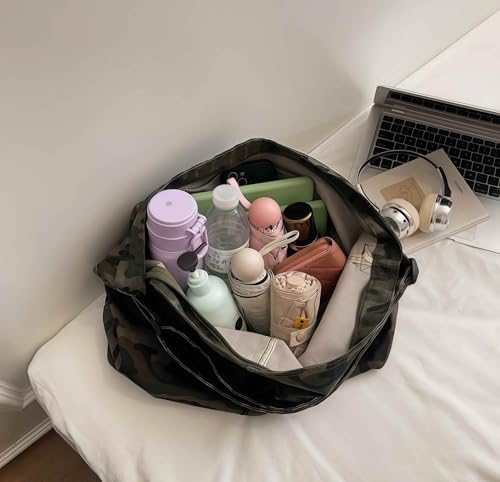 Bolso cruzado de lona camuflaje para mujer y hombre miniatura 6