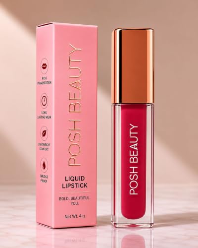 Image of Liquid Lipstick - Rose Petal | WATER PROOF ,LONG LASTING,SMUDGE PRPPF,LIGHTWEIGHT TEXTURE,