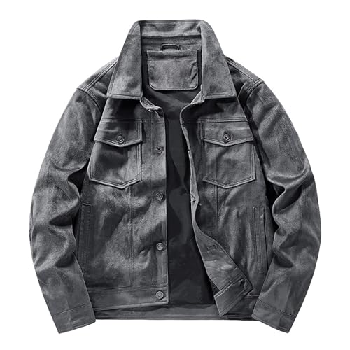 Veste bomber rétro coupe ajustée pour homme contre le vent frais