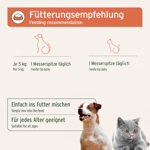AniForte Propolis Pulver für Hunde & Katzen 20g - Natürliches Propolispulver zur Unterstützung von Immunsystem, Abwehrkräfte & vitaler Haut