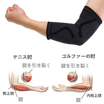 肘 サポーター ひじ専用 テニス肘 筋トレ 怪我防止 通気性 男女兼用 2枚 Amazon | Zora 肘 サポーター ひじ用サポーター 筋トレ 怪我防止