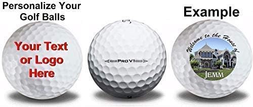 Titleist Pro V1 Personalized Refinished Golf Balls 1 Dozen • Great Gift IDEA from Moms, DADS and Kids - Perfect for The Person who has Everything.