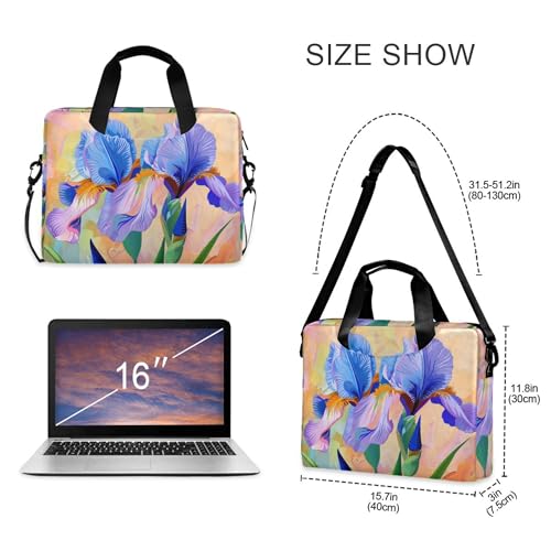 Funda para portátil ALAZA con diseño de flor, 13-15.6 pulg miniatura 4